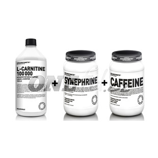L-Carnitine 100 000 + SizeAndSymmetry Synephrine 100 tablet + Caffeine Fat Burning 60 kapslí ZDARMA | onefit.cz